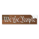 We the People bumper stickers