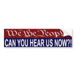 We The People bumper sticker