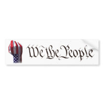 We the People bumper stickers by reflexart We the People bumper stickers
