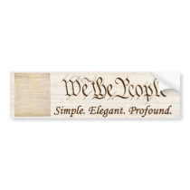We the People - Bumper Sticker #1 bumper stickers