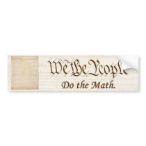We the People - Bumper Sticker #2 bumper stickers