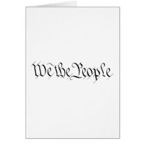 We The People Greeting Cards