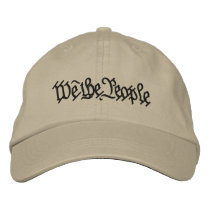 We The People... embroidered hats