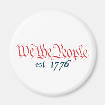 We The People est. 1776 Magnets