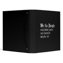 We the people establish justice and liberty for th binders