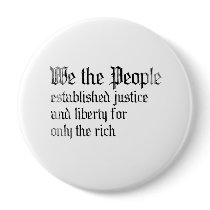 We the people establish justice and liberty for th pinback button