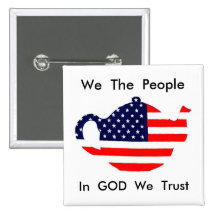 We The People In God We Trust  Button
