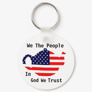 We The People In God We Trust Keychain keychain