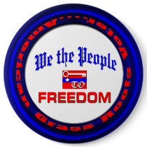 We the People Key to Freedom Button