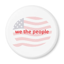 We the people refrigerator magnet