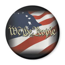 We The People Fridge Magnet