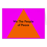 We The People of Peace The MUSEUM Zazzle Gifts cards