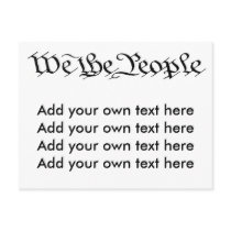 We the People Postcard