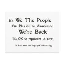We The People postcards by jacobroecker We The People postcards