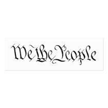 We the People Profile Card business cards