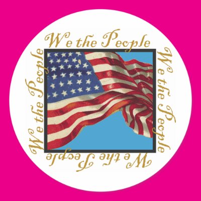 We The People Stickers Zazzle_sticker We The People Stickers Zazzle_sticker