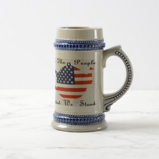 We The People United We Stand Stein mug