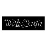 We the People White Profile Card Business Cards We the People White Profile Card Business Cards