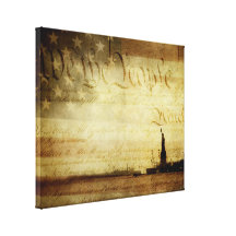 We the People Wrapped Canvas Gallery Wrapped Canvas