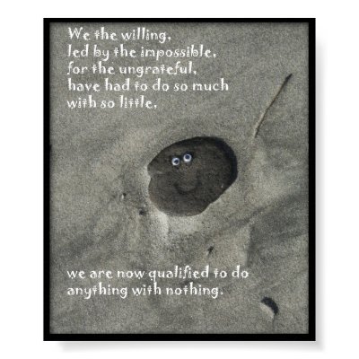 We The Willing Posters by bpmcwill