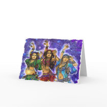 We Three Greeting Card