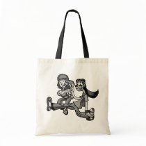 We Truck In Peace Tote Bags