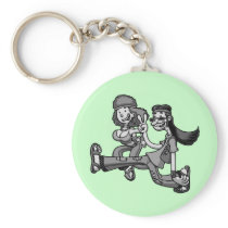We Truck In Peace Keychains