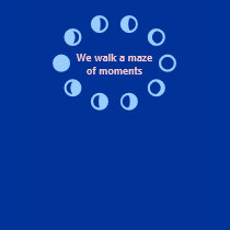 We walk a maze of moments t-shirts