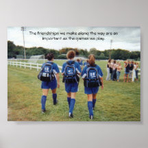 We walk on together! print