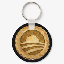"We Want Pie!" Obama Pie Keychain