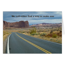 We will either find a way or make one cards