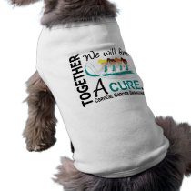 We Will Find A Cure Cervical Cancer Pet T-shirt
