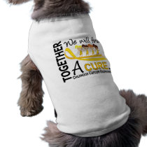 We Will Find A Cure Childhood Cancer Pet T-shirt