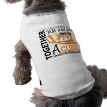 We Will Find A Cure Leukemia Dog Shirt