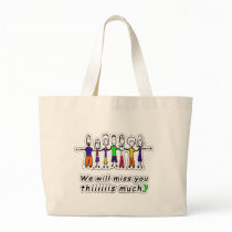 We will miss you bags by thiiiiiismuch We will miss you bags