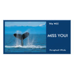 We Will MISS YOU!, Custom Photo Card