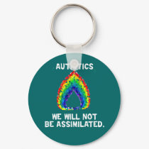 We Will Not Be Assimilated Keychain