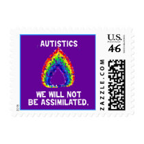 We Will Not Be Assimilated Stamps