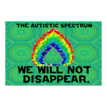 We Will Not Disappear Posters