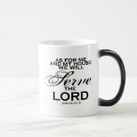 We Will Serve The Lord Coffee Mugs
