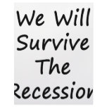 We Will Survive The Recession Customized Letterhead