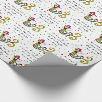 We Wish You A Creative Christmas Mermaid Gift Wrap