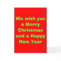 We wish you a Merry Christmas and a Happy New Year cards by mhso4love We wish you a Merry Christmas and a Happy New Year cards