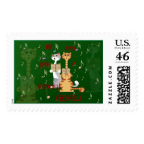 We Wish You A Merry Christmas Postage postage