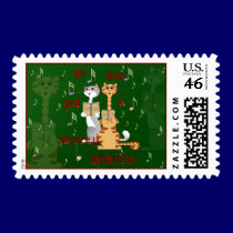 We Wish You A Merry Christmas Postage postage by Lotacats We Wish You A Merry Christmas Postage postage