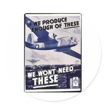 We Wont Need These Round Sticker