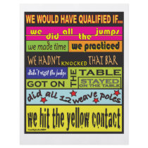 We Would Have Qualified.... flyers