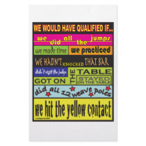 We Would Have Qualified.... stationery