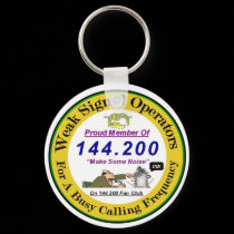 Weak Signal Logo Keychain