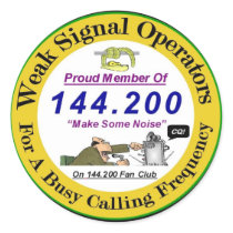 Weak Signal Logo Sticker 3"inch by ghall17 Weak Signal Logo Sticker 3"inch